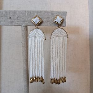 Stella & Dot Beaded Fringe Convertible Earring